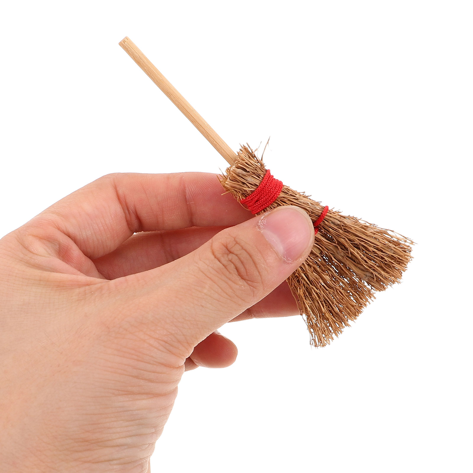 Miniature Witch Brooms - Dollhouse Craft Decoration - Halloween Scenery Accessories - Image 5