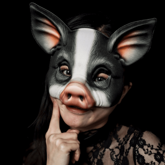 3D Pig Animal Mask for Cosplay, Parties & Role Play