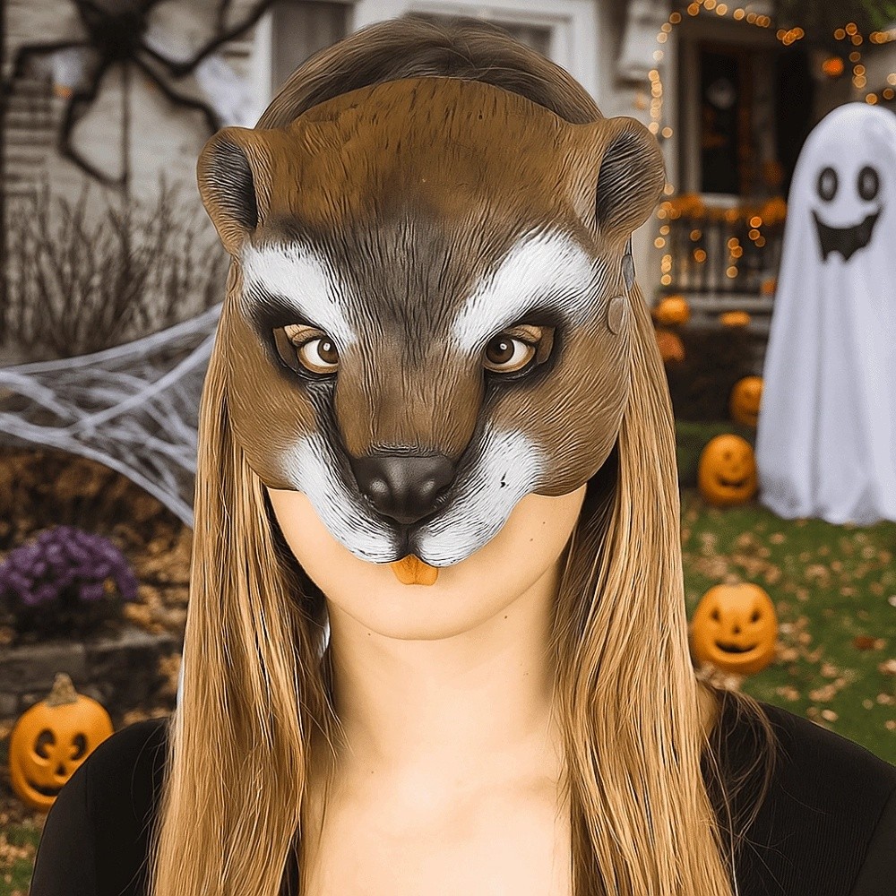 Realistic 3D Halloween Squirrel Mask - Image 2