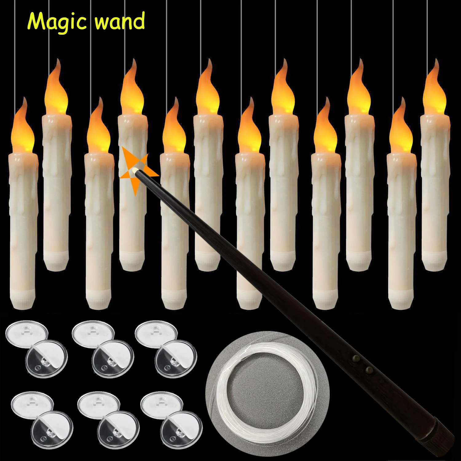 12 Pcs With Magic Wand