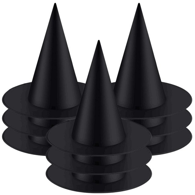 Halloween Witch and Wizard Hat for Kids & Adults – Party and Decoration Prop
