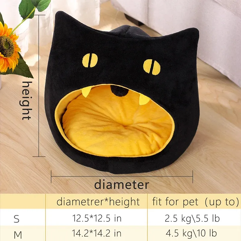 Cozy Winter Pet Bed – Warm & Breathable House for Cats & Small Dogs - Image 6
