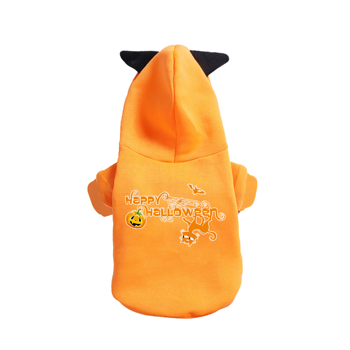 Cute Cartoon Print Pet Hoodie - Adorable Halloween Costume for Pets - Image 5