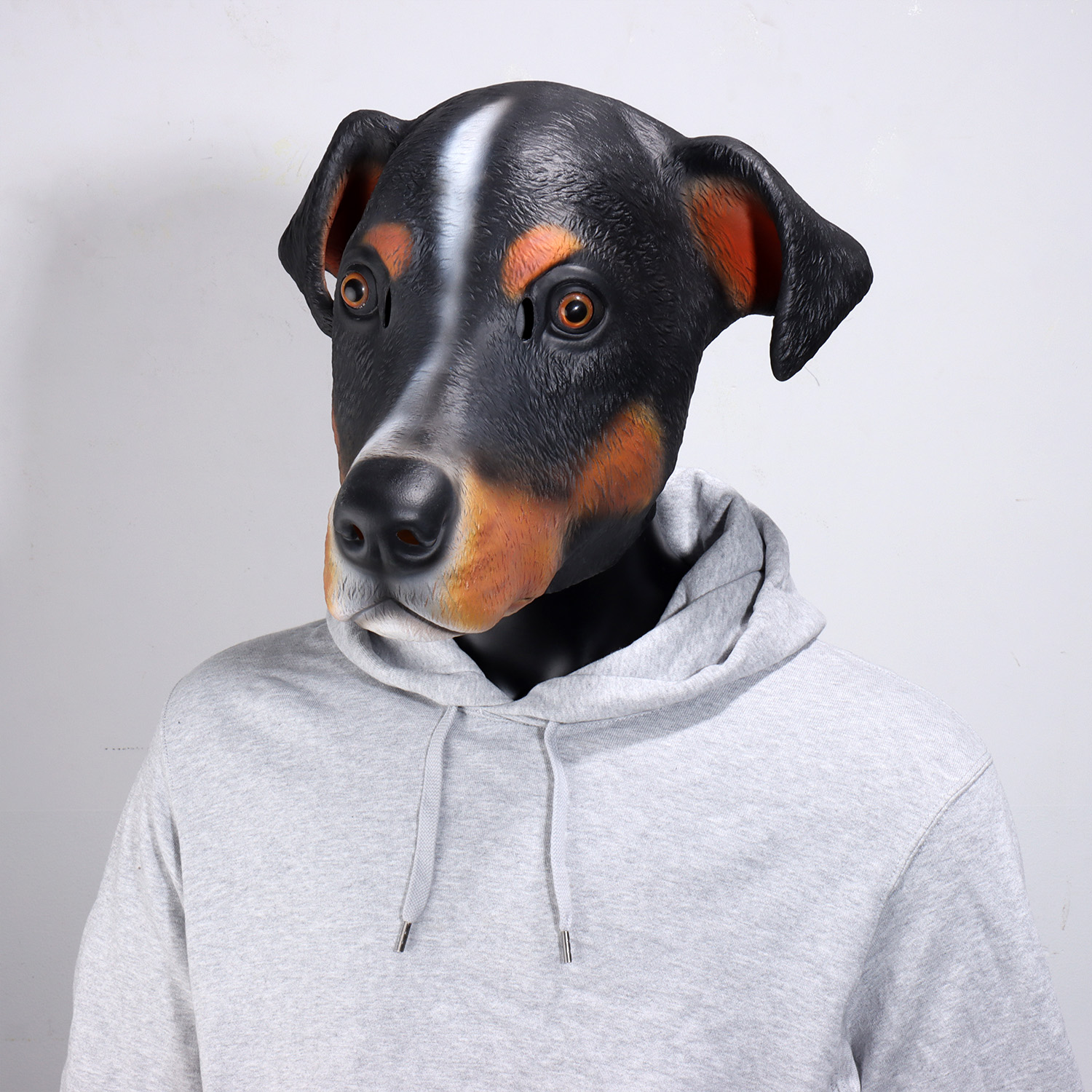 Cute Dog Mask Cosplay Latex Halloween Party Costume - Image 2