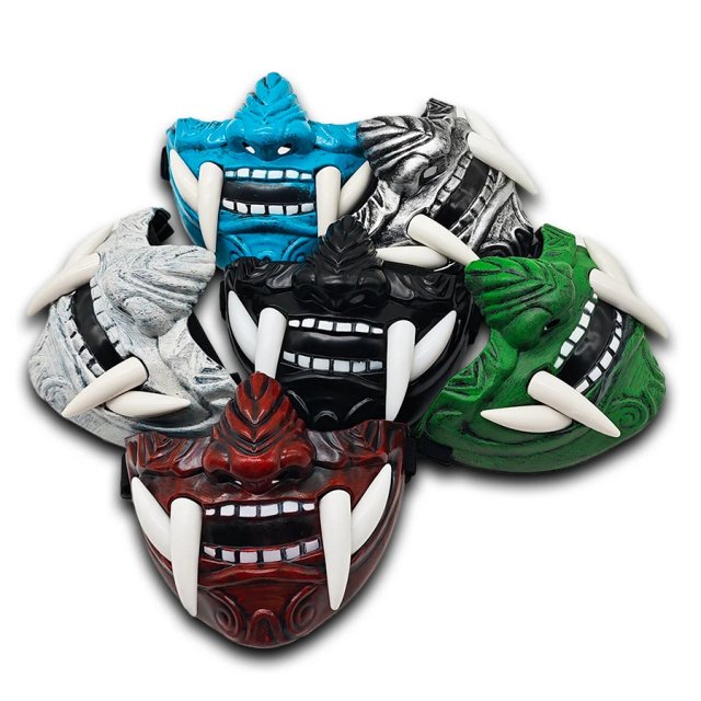 Halloween Demon Half Face Mask