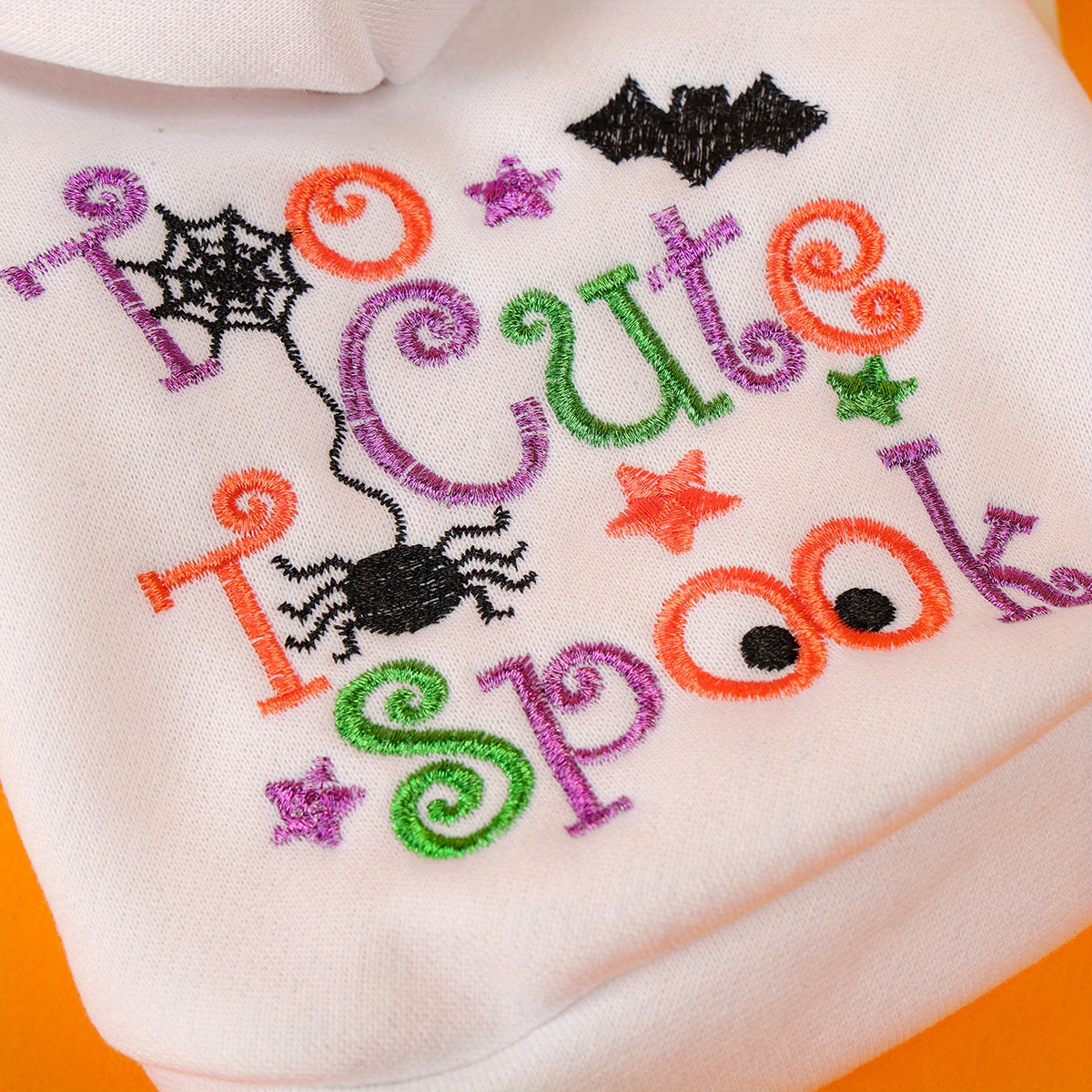 Halloween Pet Hoodie Sweater with Funny Embroidery for Dogs and Cats - Image 6