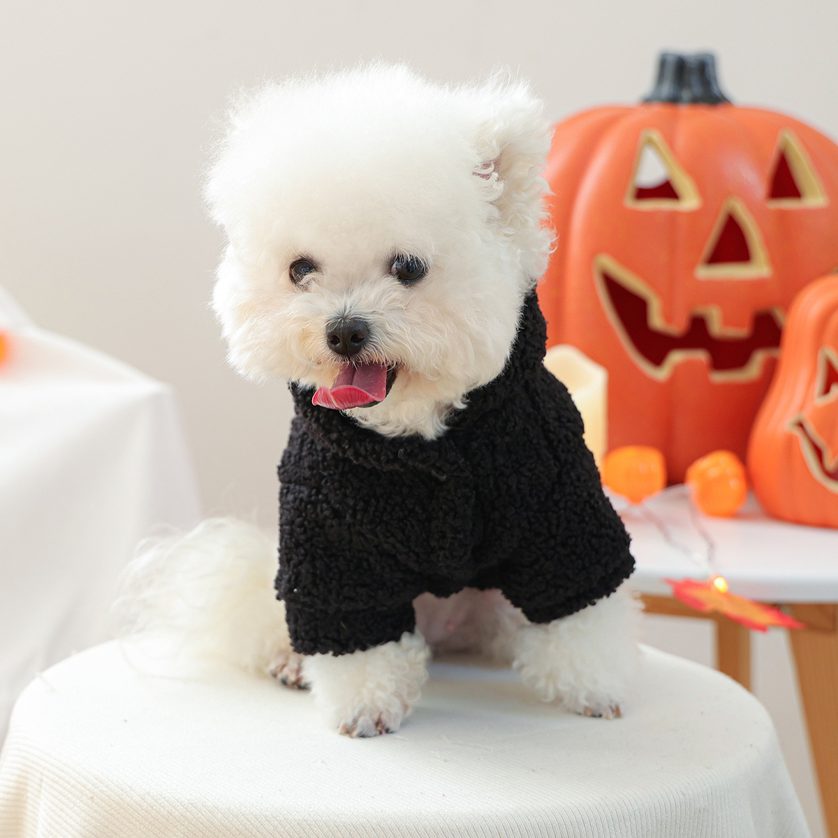 Little Ghost Pet Hoodie – Warm Fleece Sweater for Dogs & Cats - Image 3