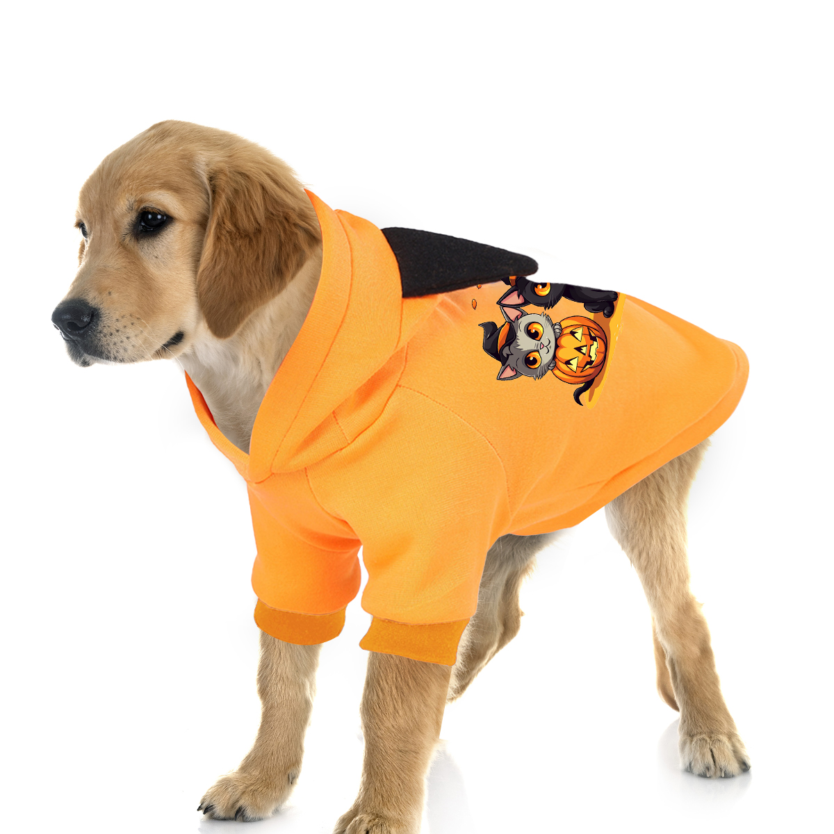 Cute Cartoon Print Pet Hoodie - Adorable Halloween Costume for Pets - Image 3