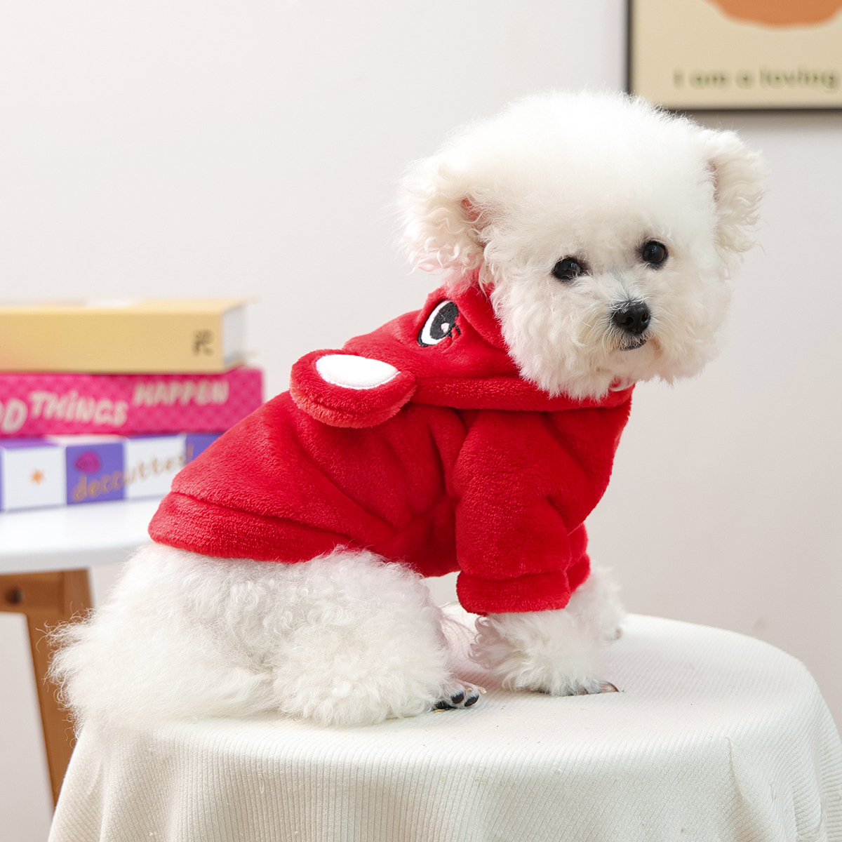 Warm Teddy Bear Pet Sweater with Ears for Dogs and Cats - Image 4