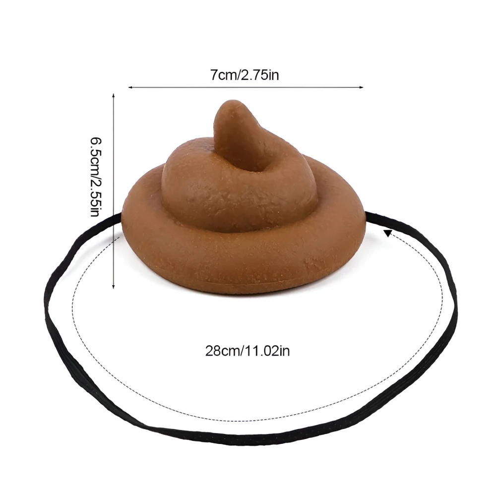 Funny Poop Hat Party Costume Headwear for Kids & Adults - Image 5