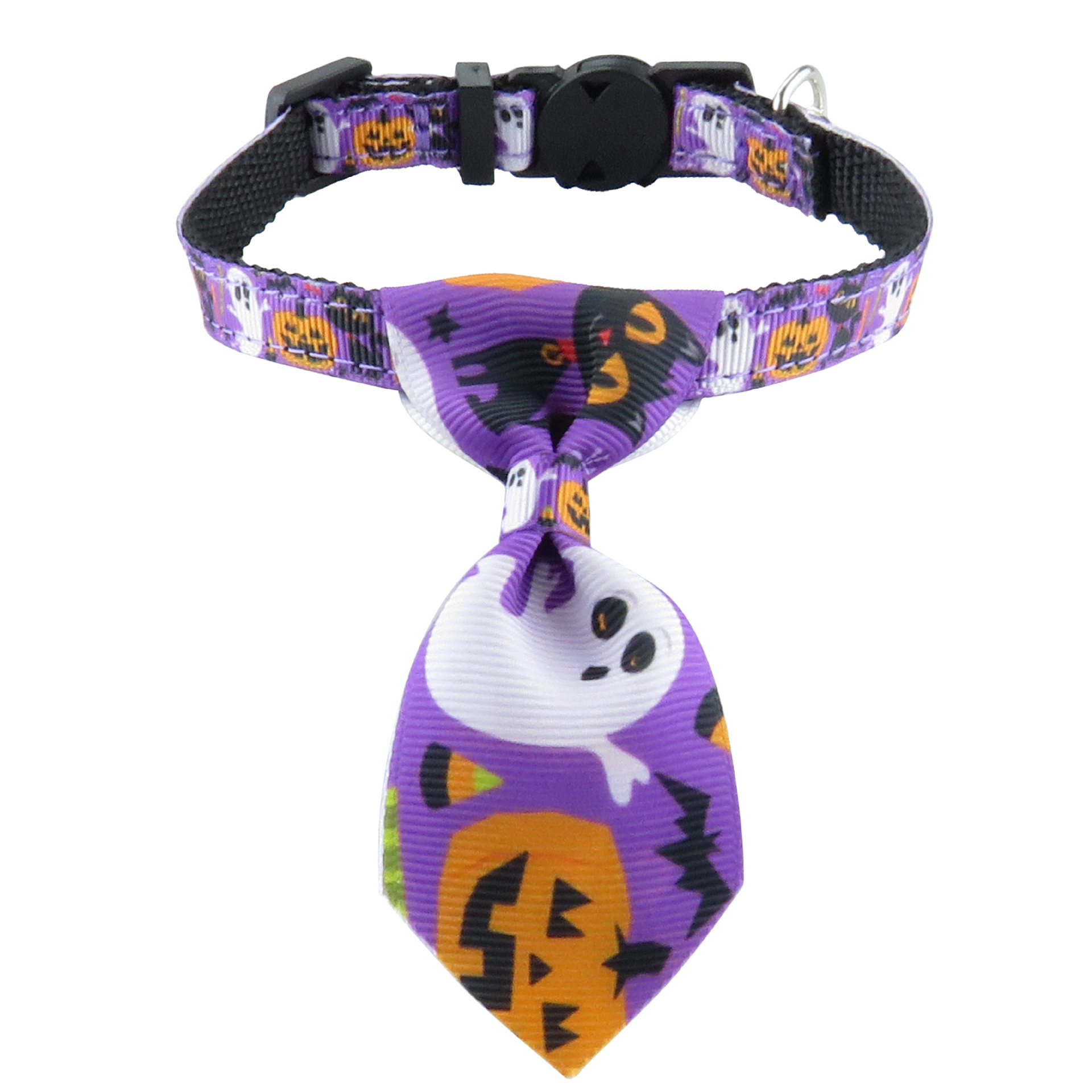 Purple pumpkin tie