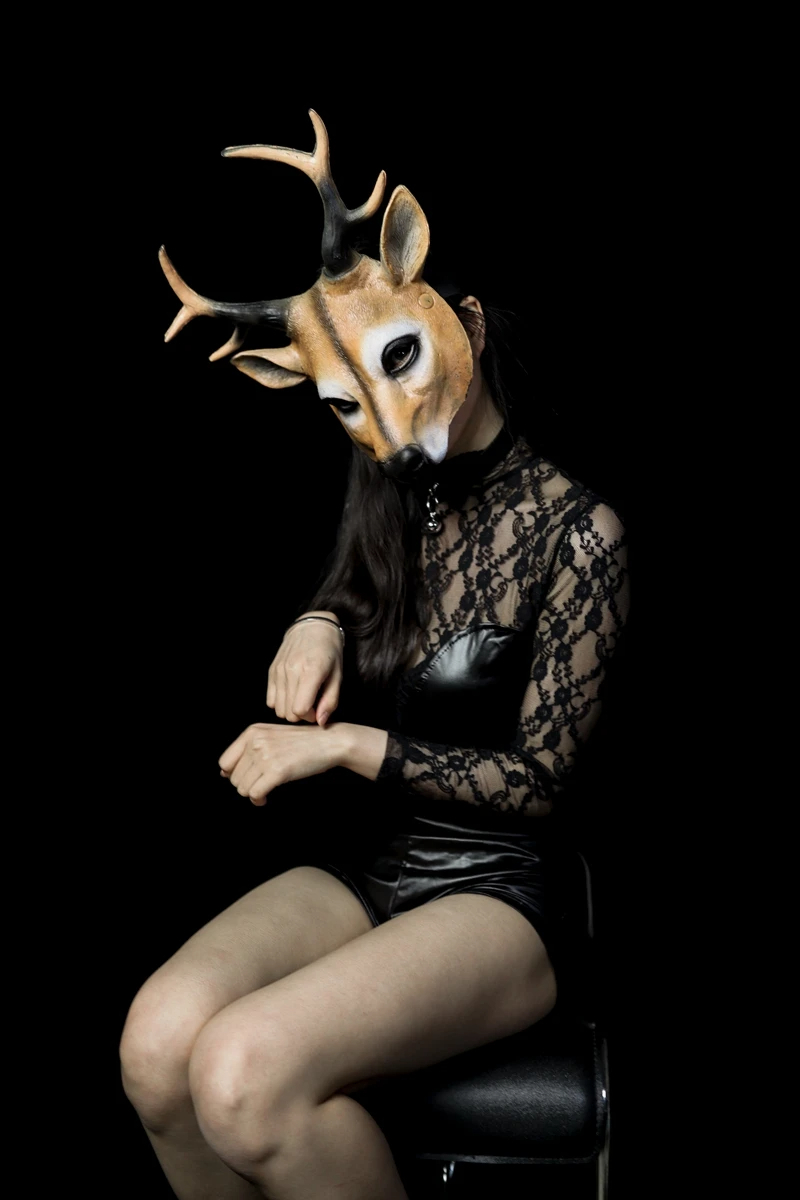 Adult 3D Animal PU Foam Deer Mask for Carnival, Party & Role Play - Image 5
