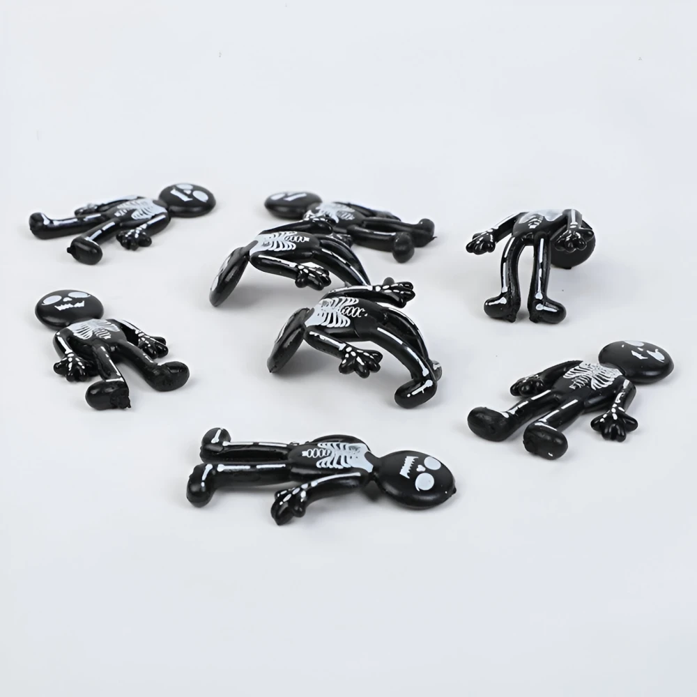 Stretchy Skeleton Halloween Toys - 30pcs Party Favors & Trick-or-Treat Gifts - Image 4