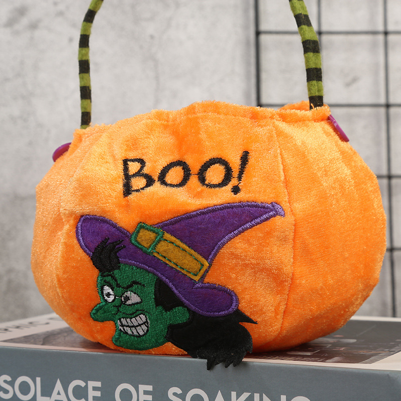 5pcs Halloween Candy & Gift Bags for Kids – Cartoon Treat Bags for Parties - Image 4