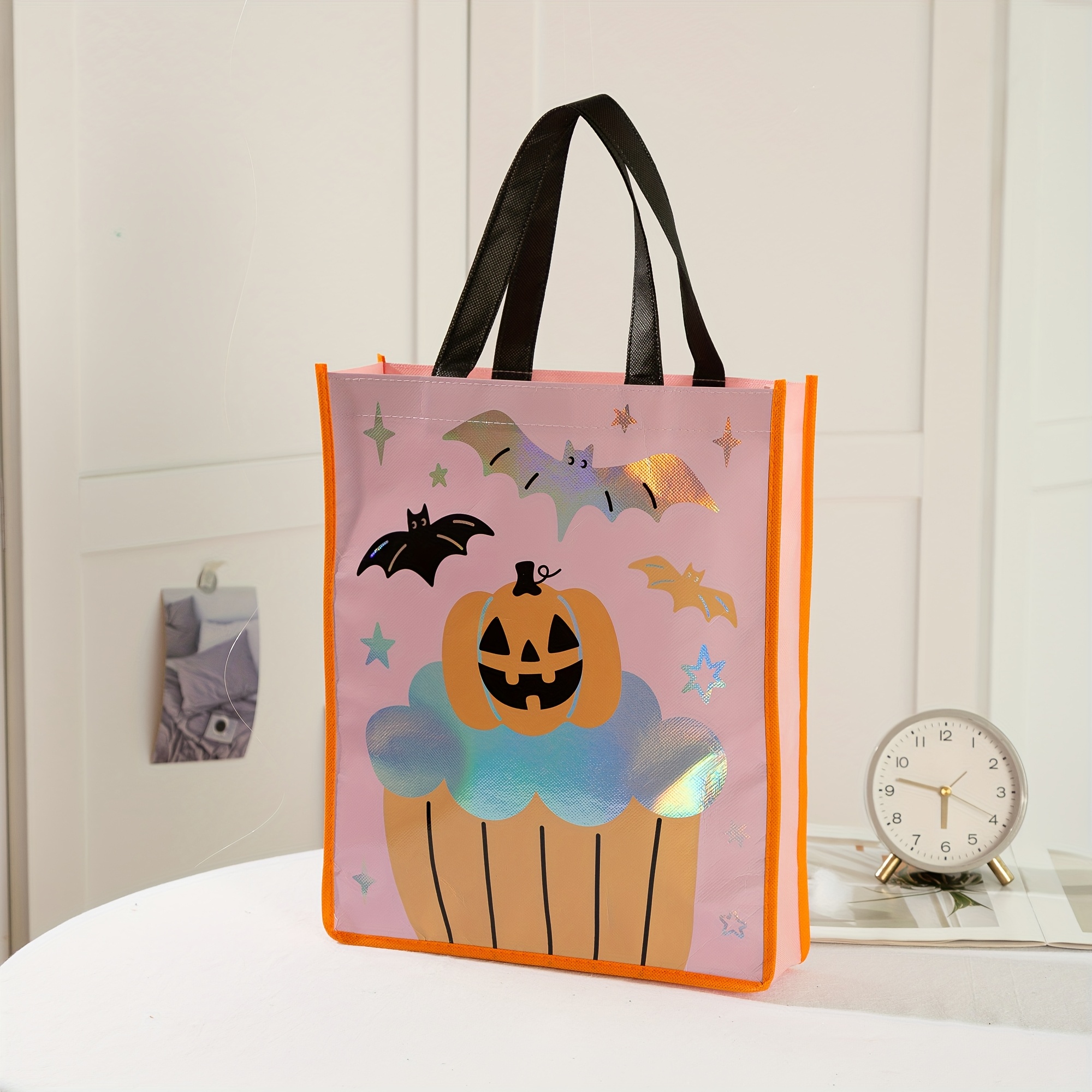 Halloween Trick or Treat Bags – Non-Woven Gift Bags with Festive Designs - Image 4