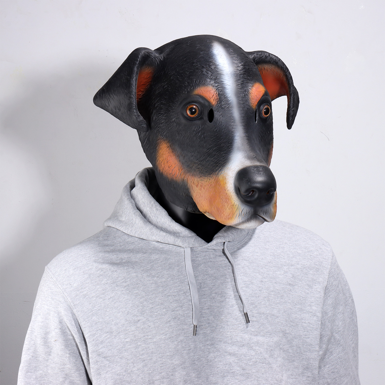 Cute Dog Mask Cosplay Latex Halloween Party Costume - Image 4
