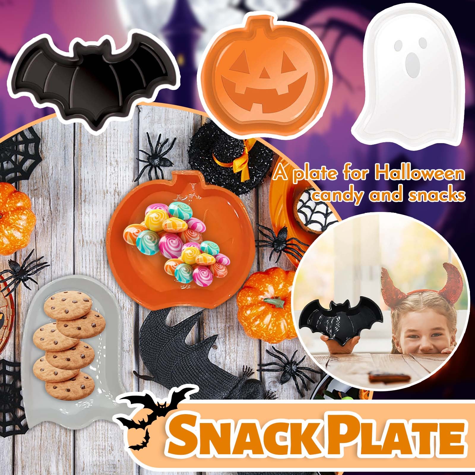 Halloween Spooky Candy Tray - Image 2