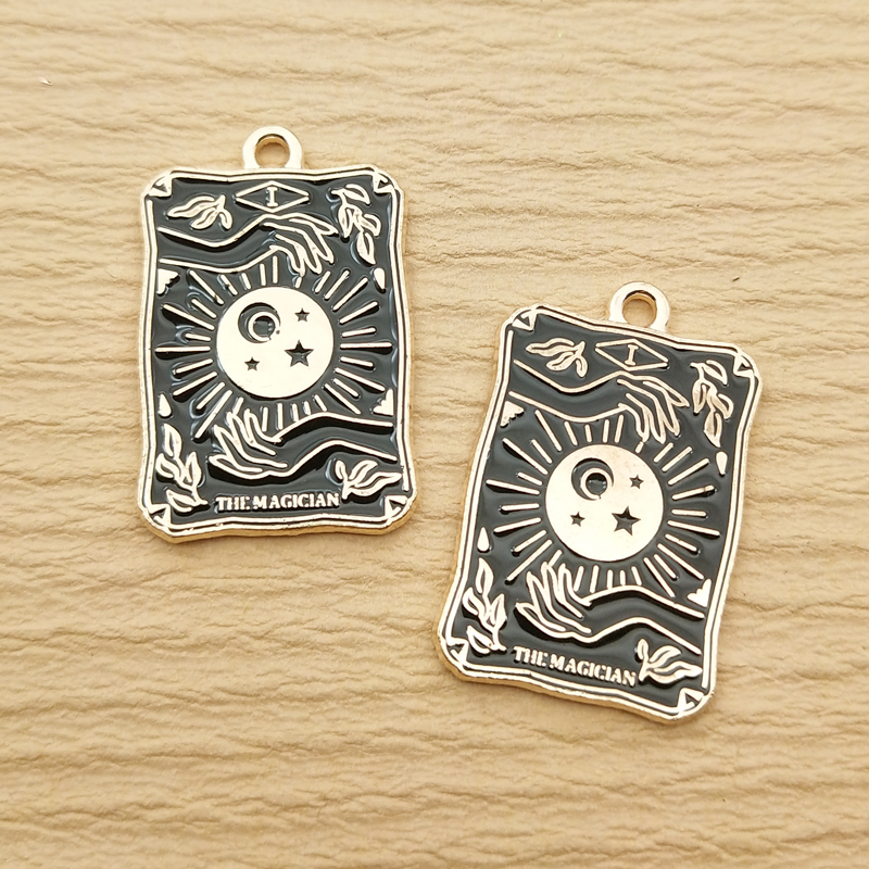 10pcs Sun & Moon Charms for Jewelry Making - Image 4