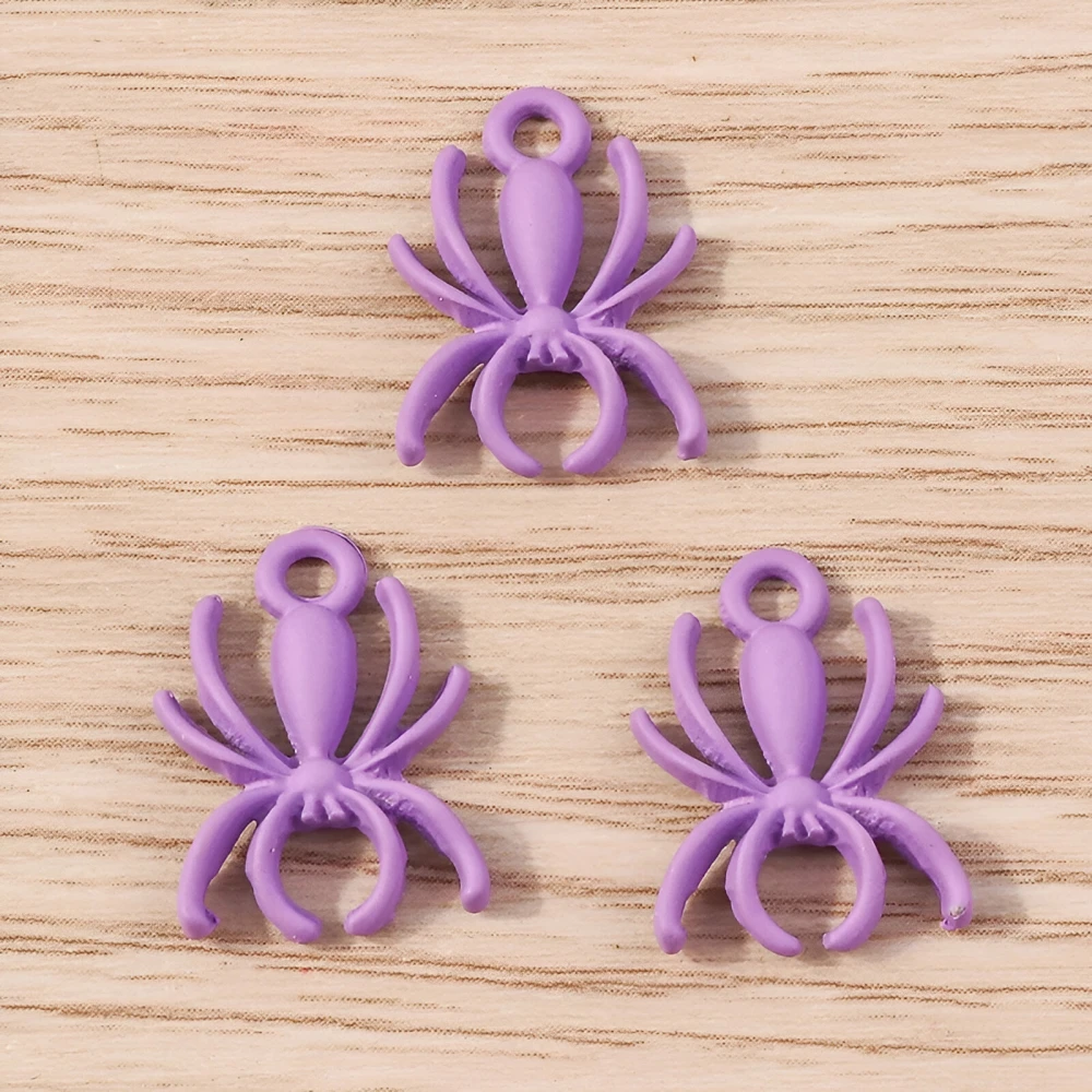 Halloween Spider Charms - DIY Jewelry Making Accessories - Image 5