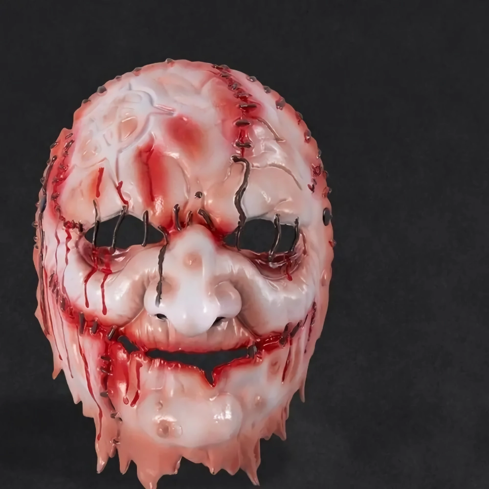 Blood Scar Halloween Witch Mask – Scary Killer Devil Cosplay Facepiece - Image 4
