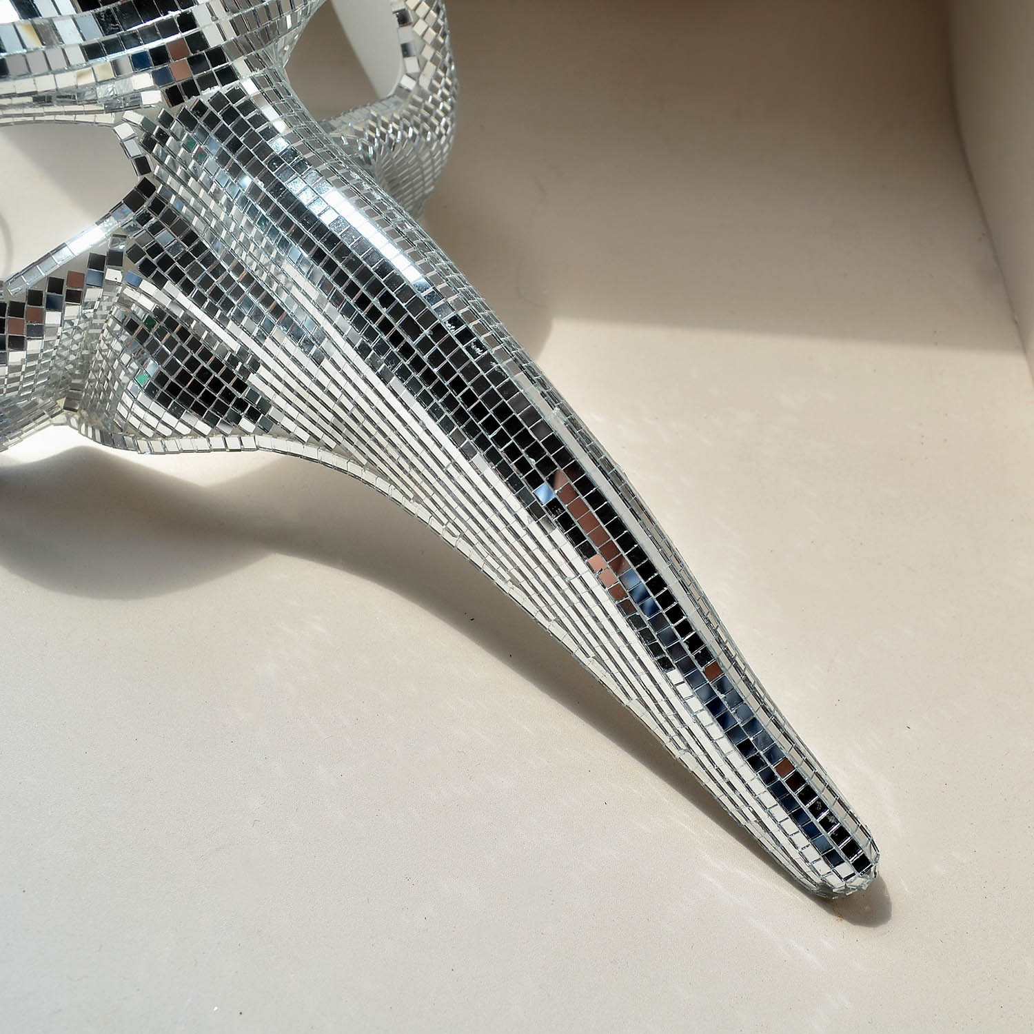 Sparkly Bird Beak Plague Doctor Mask - Image 3