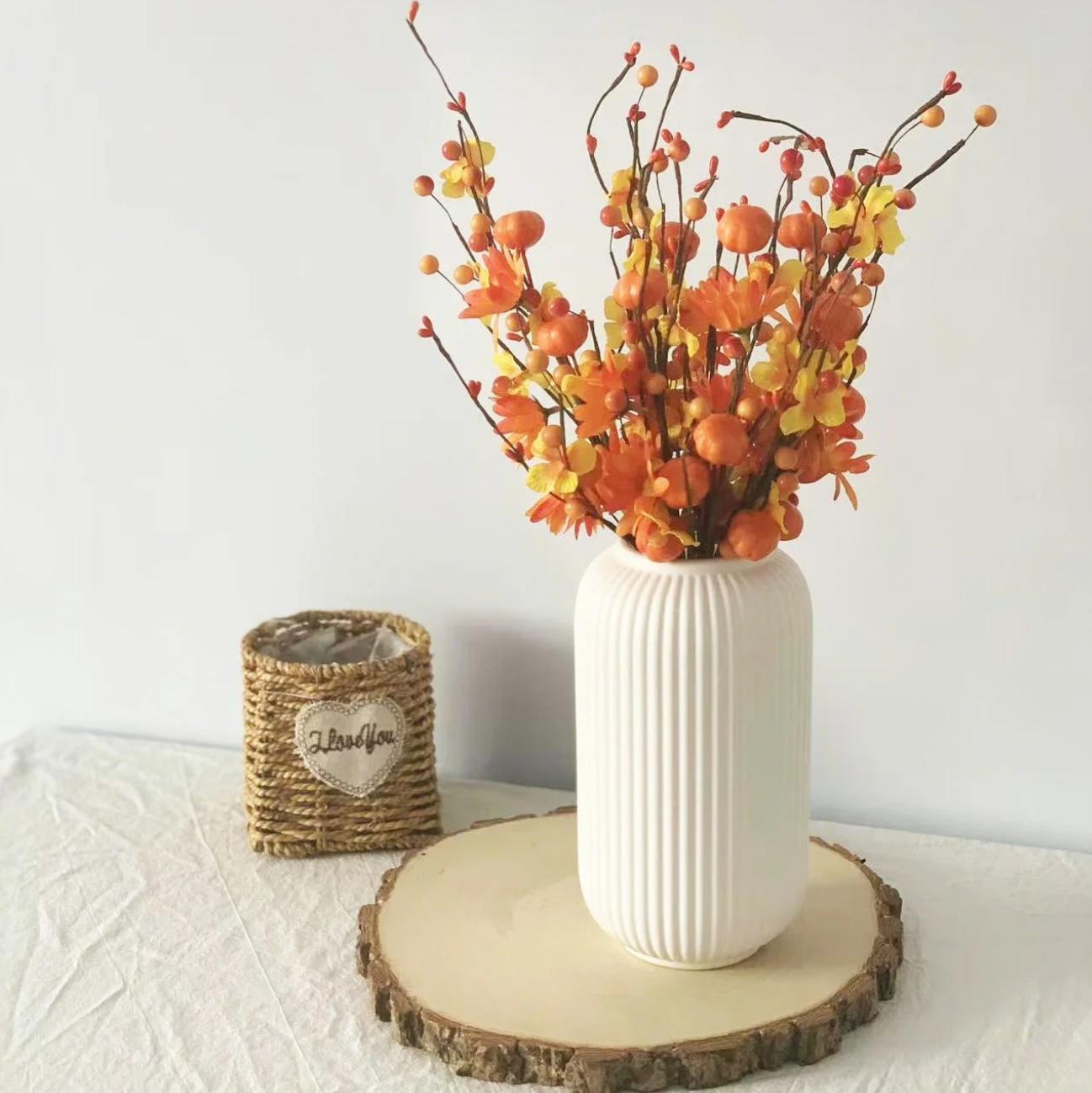 Artificial Pumpkin Berry Branches Autumn Harvest Festival Home Decoration - Image 2