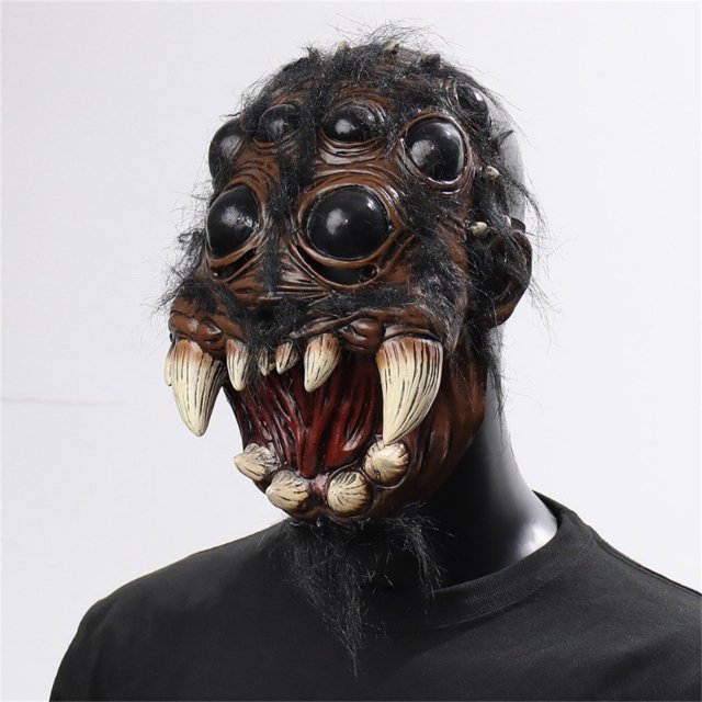 Halloween Scary Spider Latex Mask - Horror Cosplay & Costume Party Mask