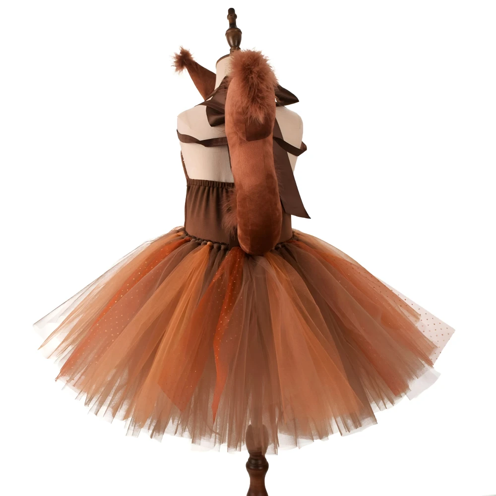 Children’s Squirrel Halloween & Role Play Costume Dress – Cute Animal Outfit - Image 6