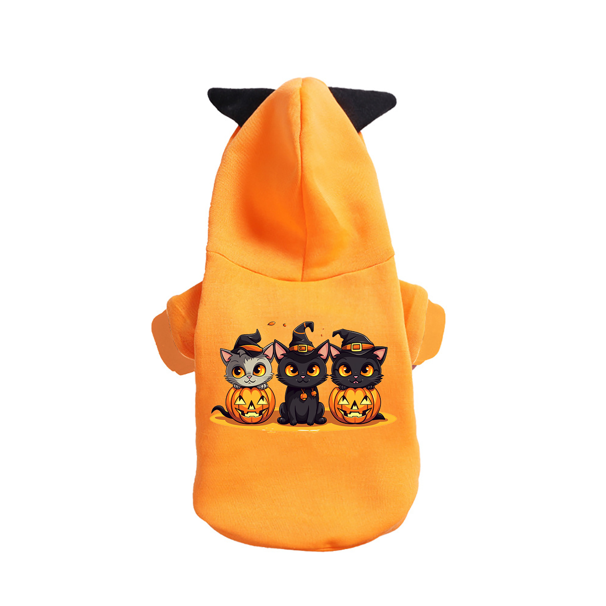 Cute Cartoon Print Pet Hoodie - Adorable Halloween Costume for Pets - Image 5