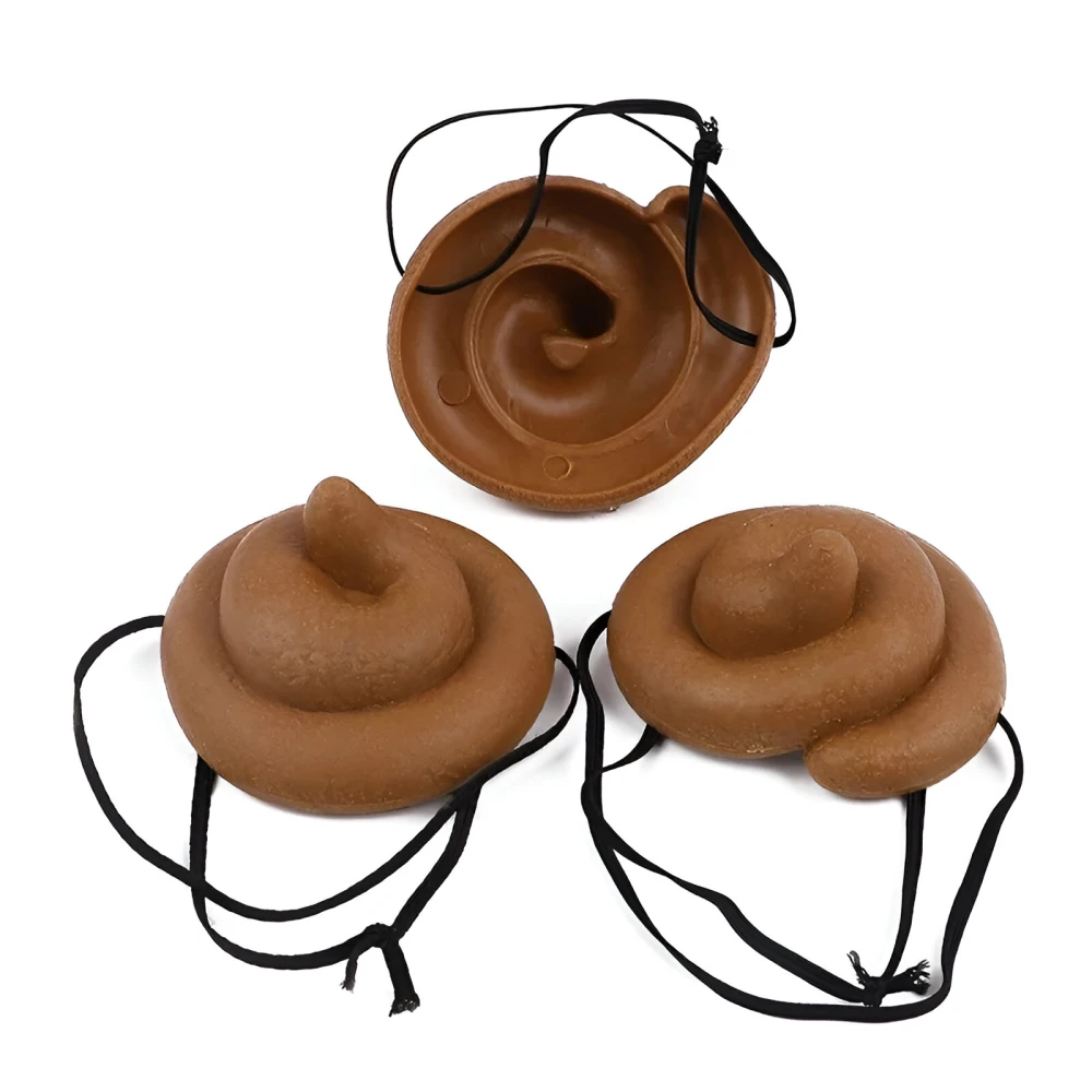 Funny Poop Hat Party Costume Headwear for Kids & Adults