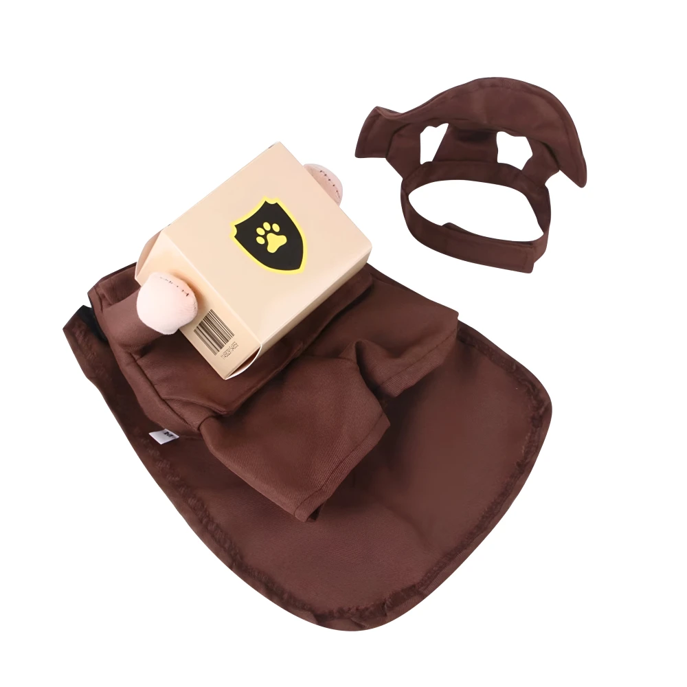 Funny Pet Courier Costume for Dogs & Cats – Halloween Cosplay Dress-Up Outfit - Image 4