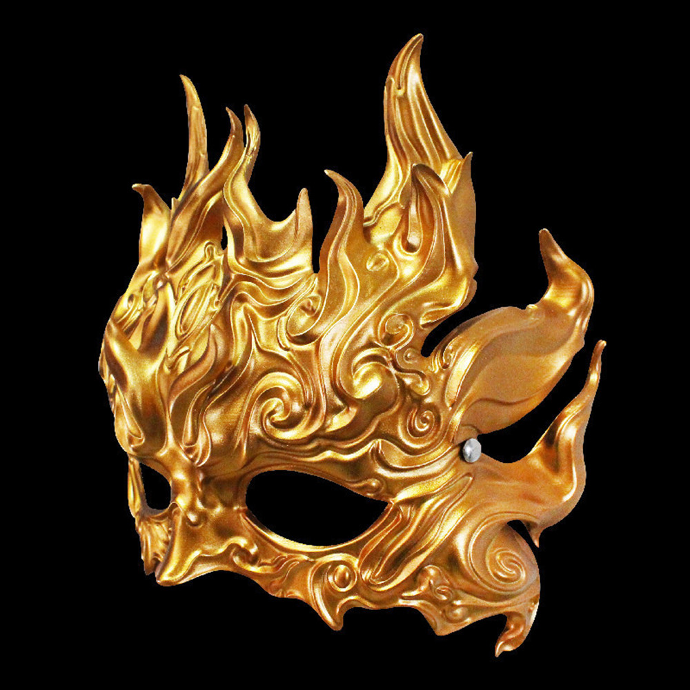 Halloween Resin Half Face Mask for Cosplay, Costume Parties & Masquerades - Image 3