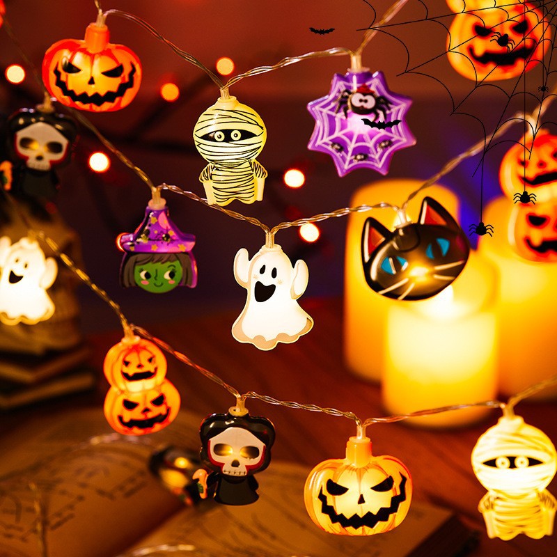 Halloween LED String Lights Pumpkin Ghost Spider Decoration 3M - Image 4