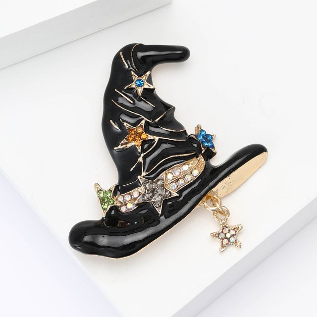 Halloween Magic Hat Brooch for Men and Women