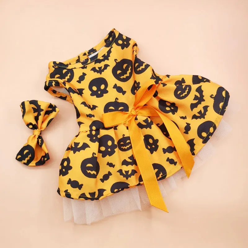 Halloween Pumpkin Dog & Cat Tutu Dress – Cute Pet Princess Costume - Image 4