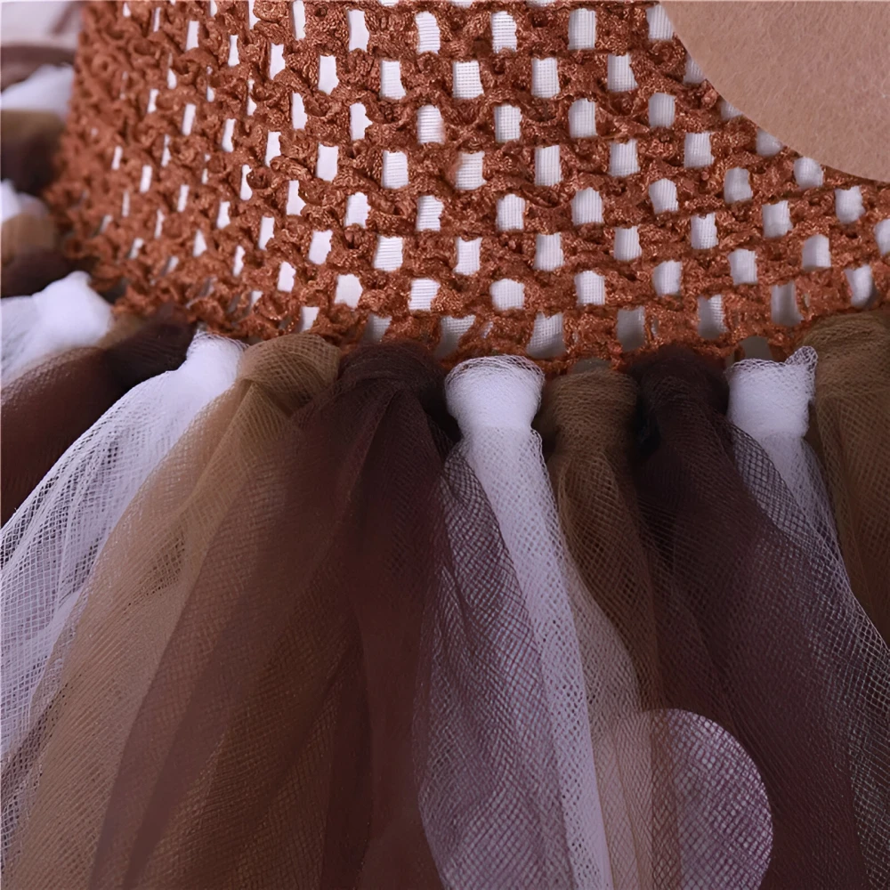 Adorable Baby Girl Reindeer Tutu Dress for Halloween - Image 3