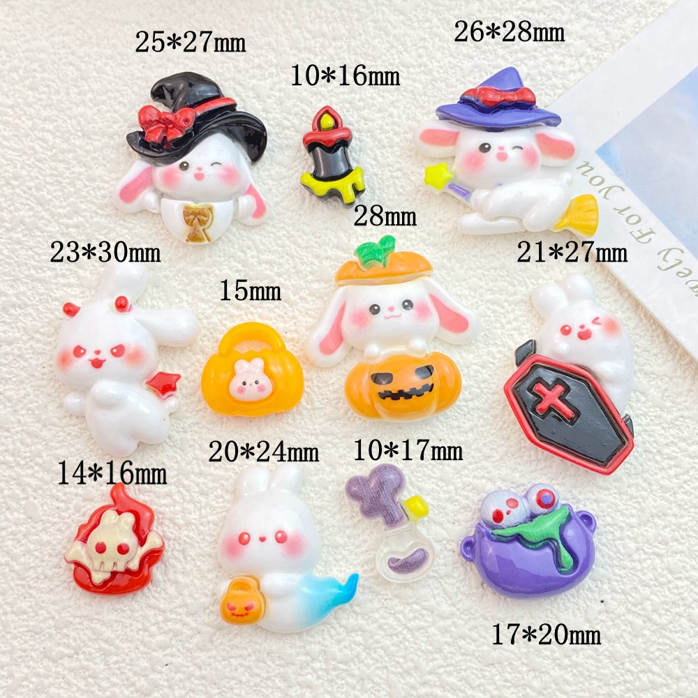 Halloween Resin Animal Flat Backs - Image 5