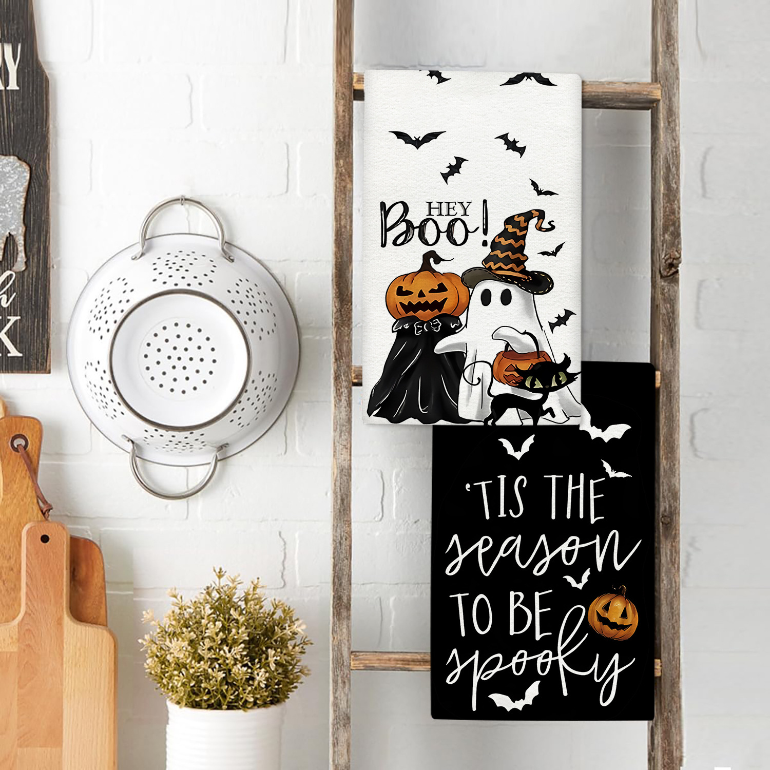 Halloween Kitchen Towels Set of 4 - Image 5
