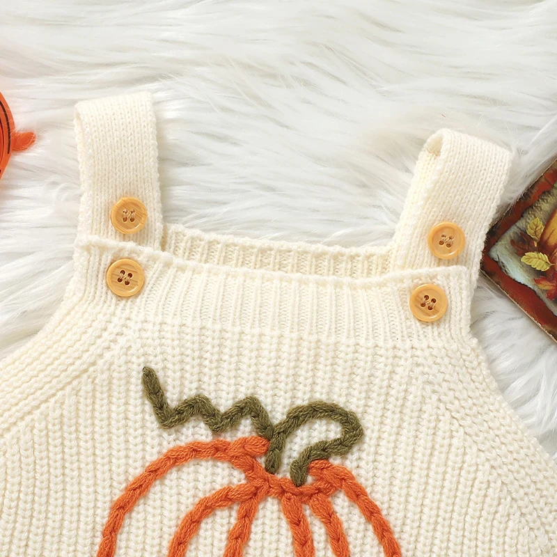 Halloween Pumpkin Baby Bodysuit for Newborn Boys & Girls (0-18M) - Image 4