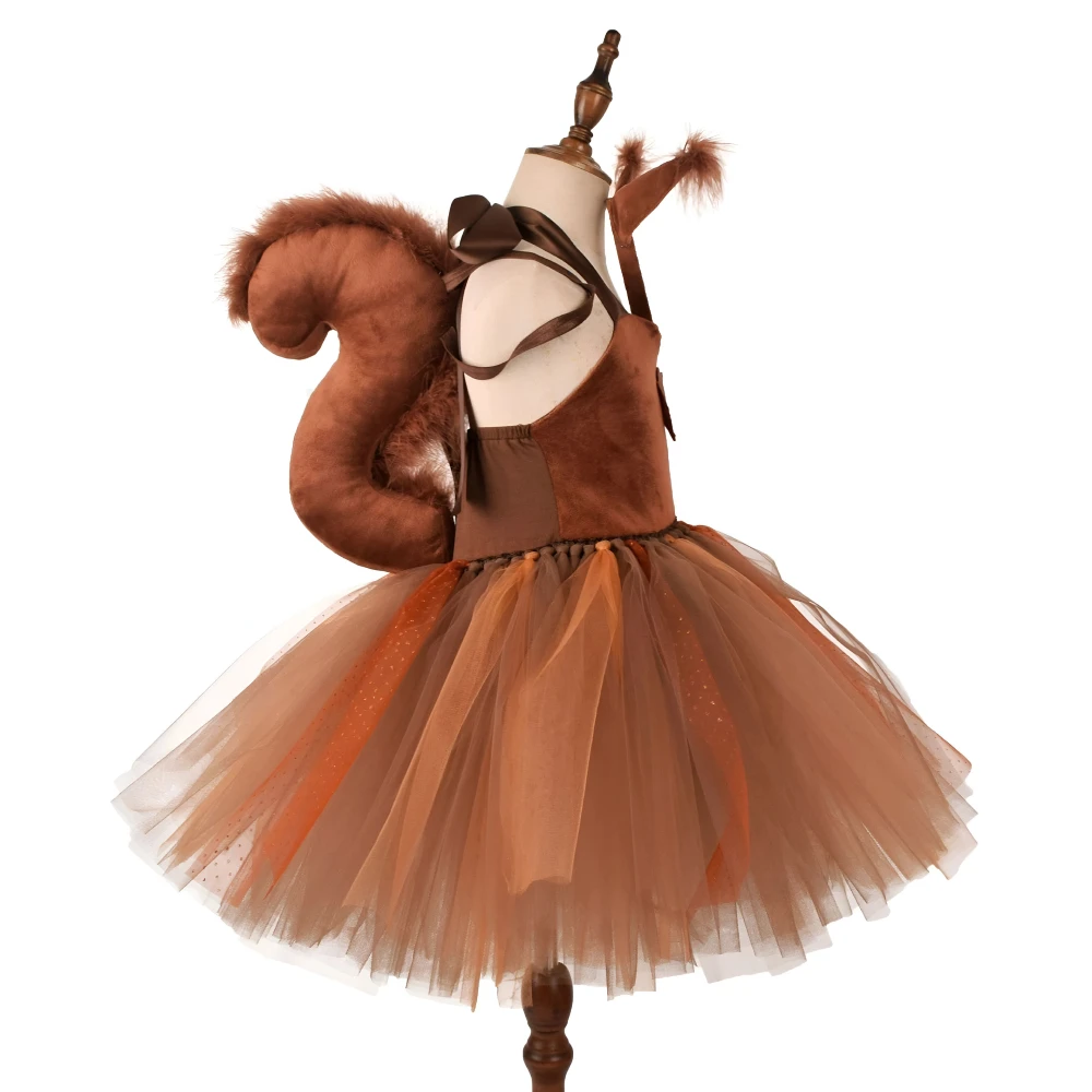 Children’s Squirrel Halloween & Role Play Costume Dress – Cute Animal Outfit - Image 5