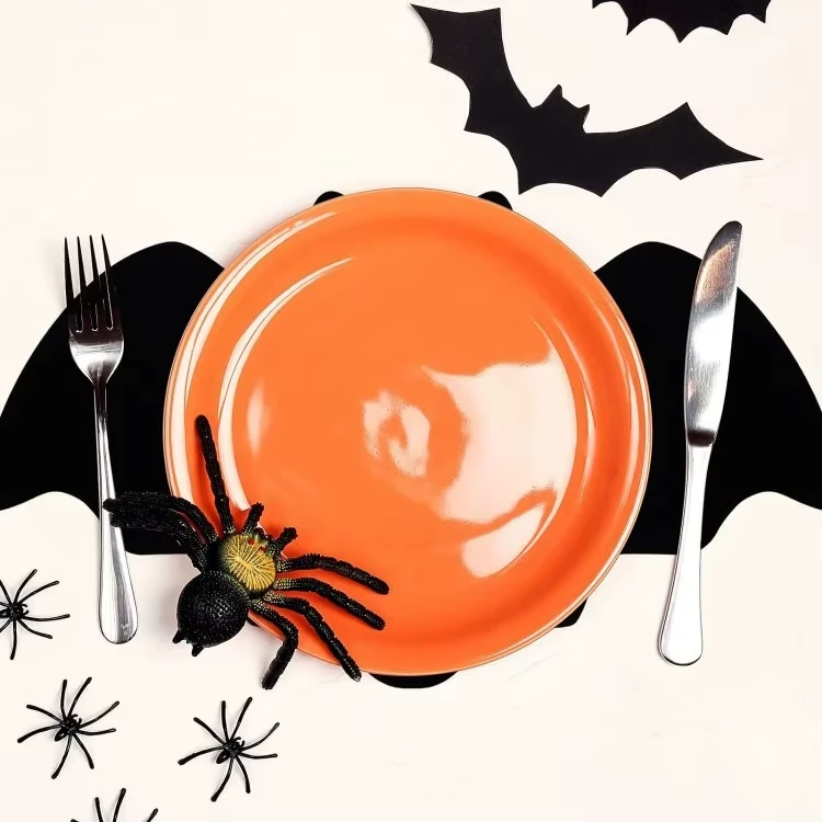 Halloween Bat Cutlery Mat - Ghost Festival Dinner Party Table Mat - Image 2