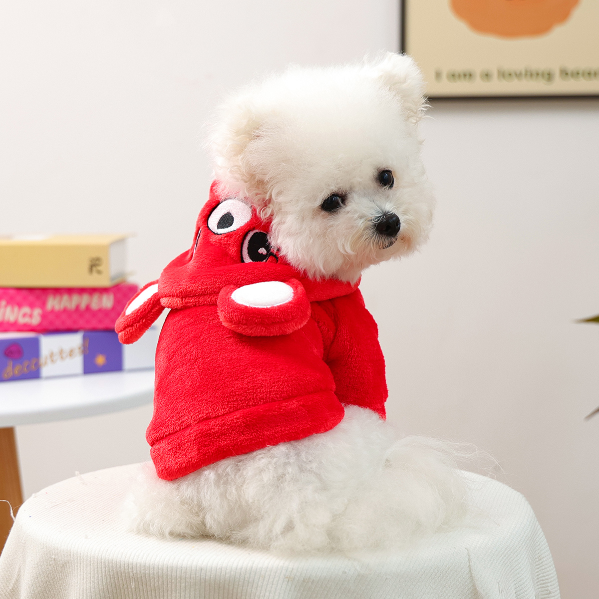 Warm Teddy Bear Pet Sweater with Ears for Dogs and Cats - Image 3