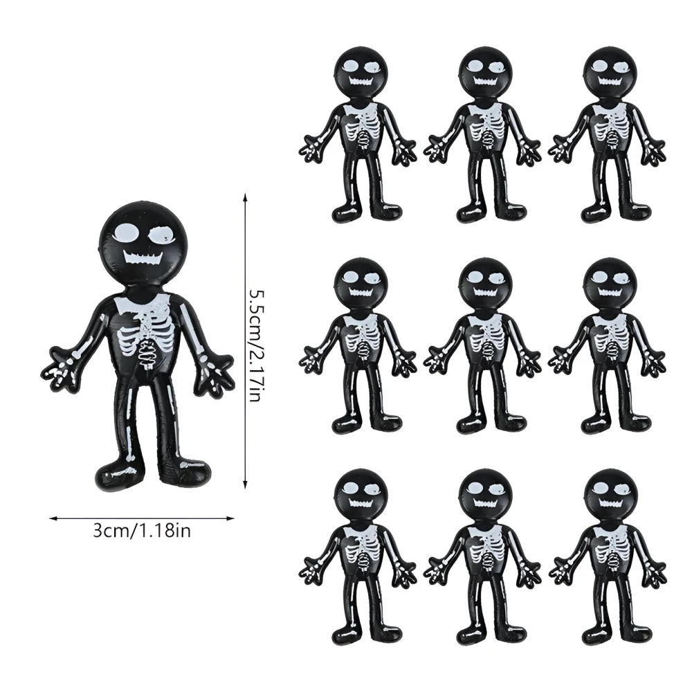 Stretchy Skeleton Halloween Toys - 30pcs Party Favors & Trick-or-Treat Gifts - Image 9