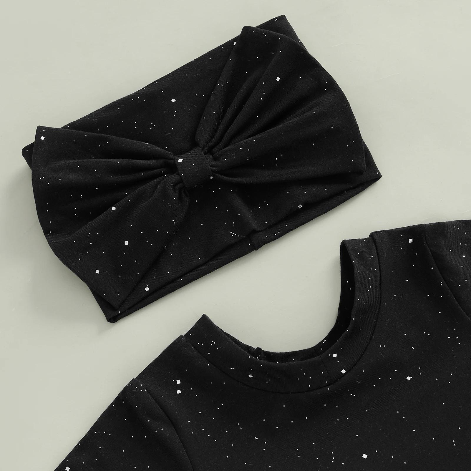 Toddler Baby Girl Halloween Bat Costume Romper with Headband 2 Piece Outfit - Image 4