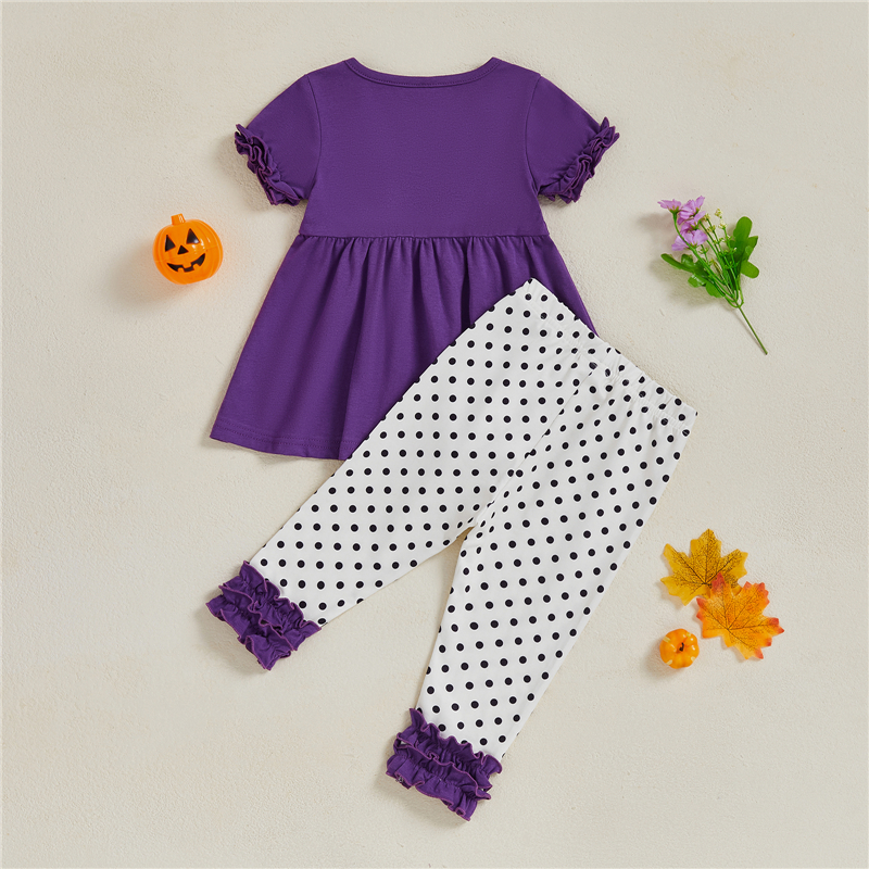 Adorable Pumpkin Embroidered Baby Romper - Perfect for Halloween - Image 2