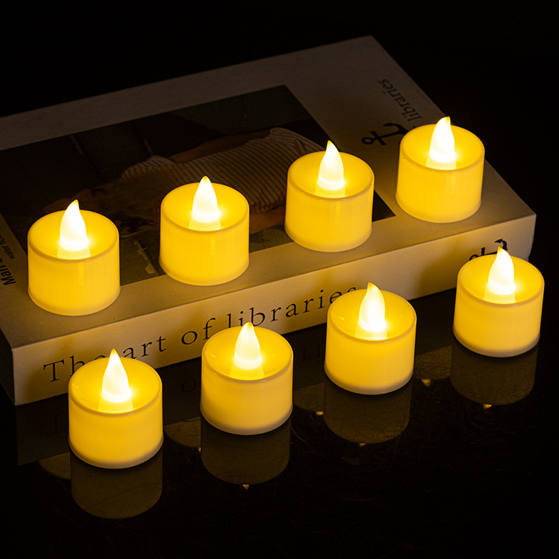 Flameless LED Heart-Shaped Tealight Candles - Image 2