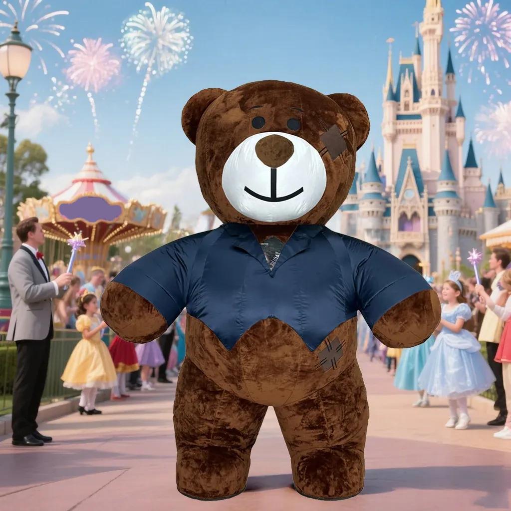 Inflatable Bear Costume for Adults - Cosplay, Mascot, Halloween & Party Fun - Image 2