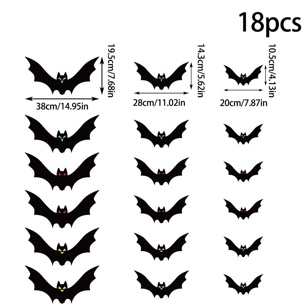 Realistic Hanging Bat Decorations for Halloween Parties - Image 6