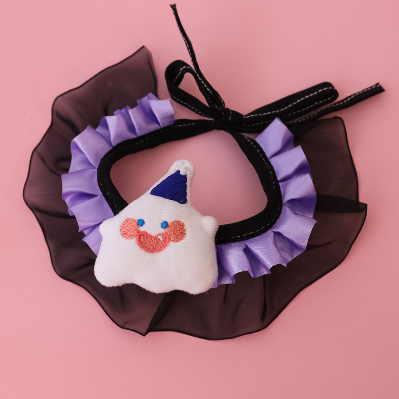 Halloween Pet Collar with Pumpkin Bow & Bat Wings for Cats and Dogs - Image 5