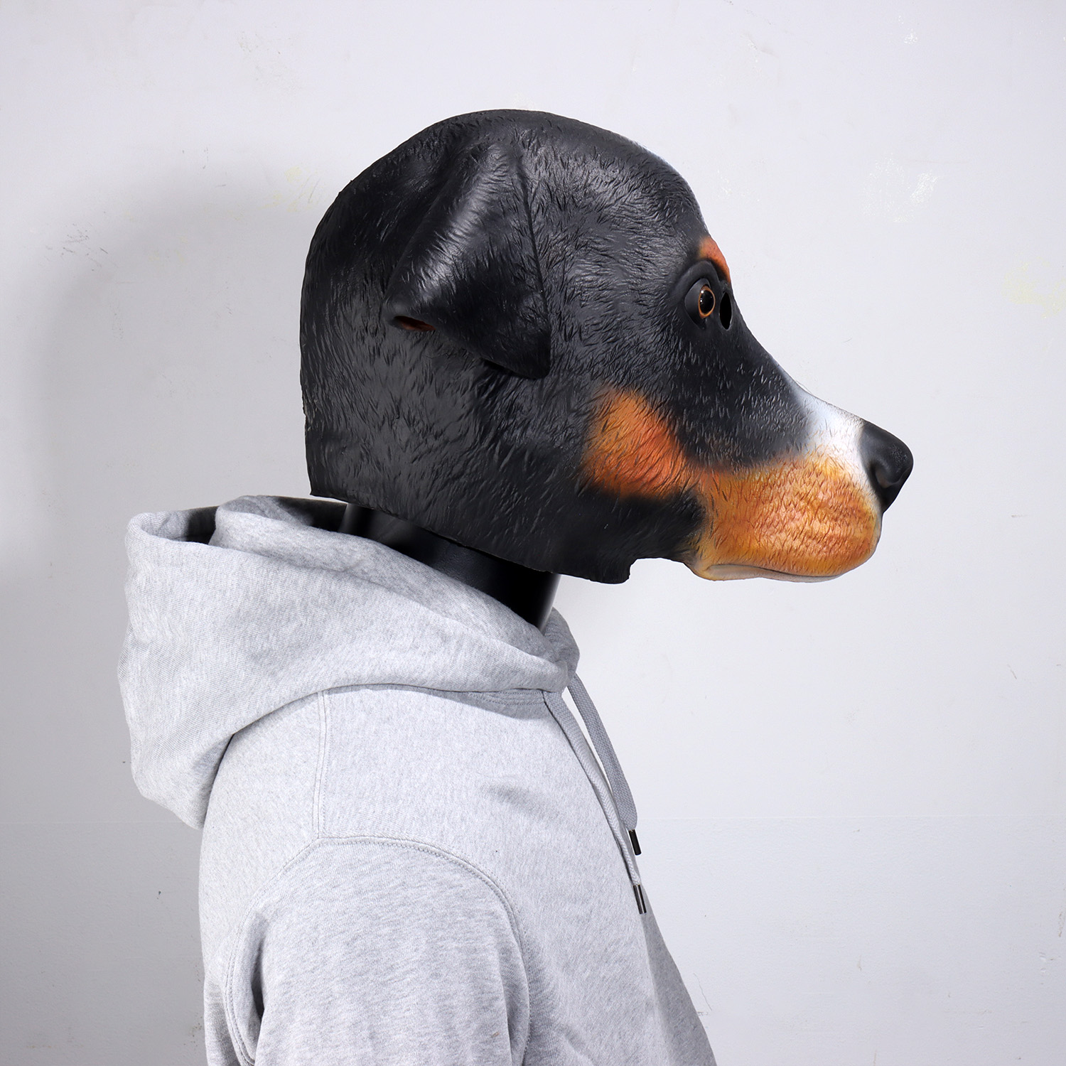 Cute Dog Mask Cosplay Latex Halloween Party Costume - Image 3